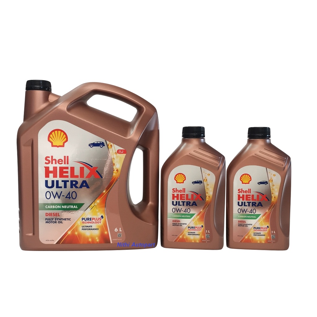 น้ำมันเครื่อง SHELL Ultra Diesel ดีเซล สังเคราะห์แท้ 0W-40 0W40 ...