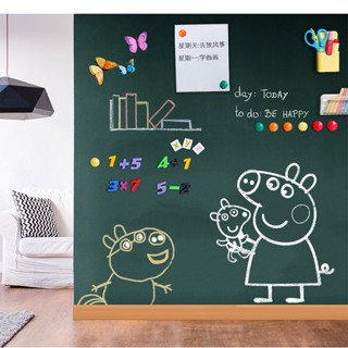 Chalkboard sticker สติ๊กเกอร์กระดานดำติดผนัง สีเขียว เขียนลบได้