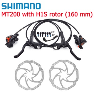Shimano MT200 ชุดดิสก์เบรก MT200ไฮดรอลิค สําหรับจักรยานเสือภูเขา  ไฮดรอลิค ด้านหน้า และด้านหลังM315