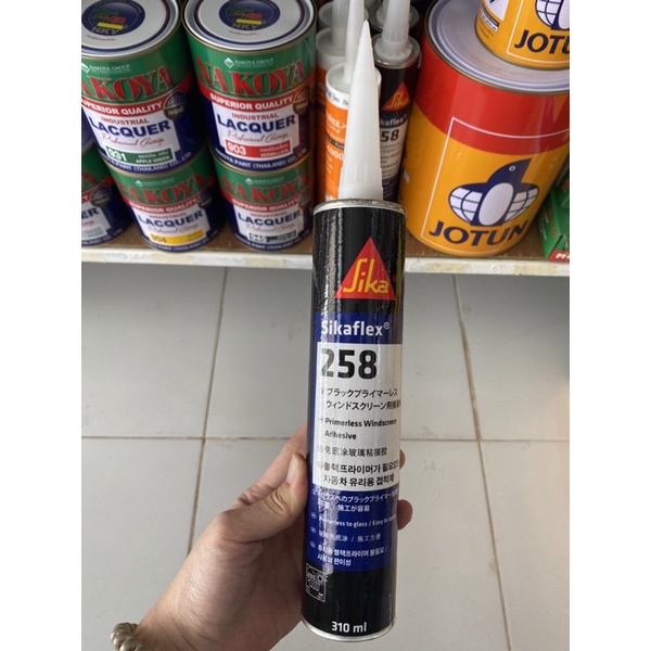 SIKA SikaFlex Ultra/Extra 258 ซิก้า กาวซิลิโคลนติดกระจกรถยนต์ สีดำ หลอด ...