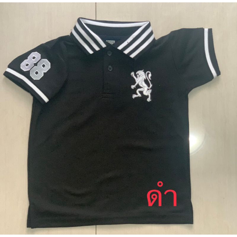 เสื้อโปโลเด็กชาย1-10ปี-พร้อมส่ง