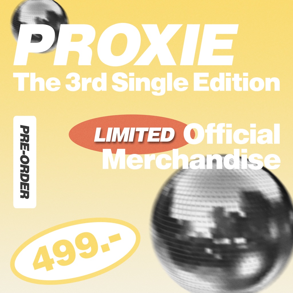 ภาพหน้าปกสินค้าPROXIE The 3rd Single Edition Limited Official Merchandise