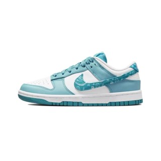 รองเท้าสเก็ต Nike Dunk Low ESS "Blue Paisley" ของแท้