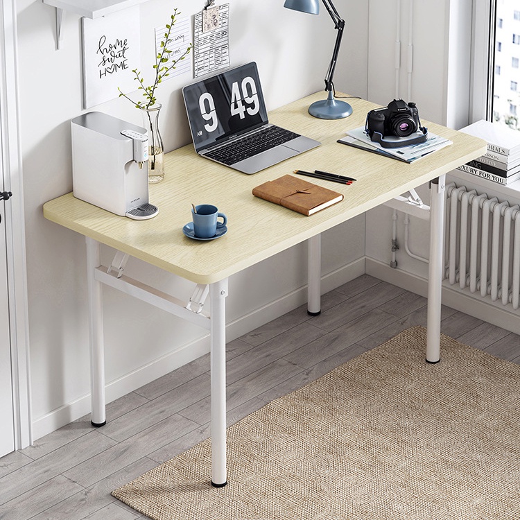 โต๊ะพับได้-โต๊ะทํางานเรียบง่ายสําหรับใช้ในบ้าน-ห้องนอน-โต๊ะเขียนหนังสือ-โต๊ะเล็กยาว