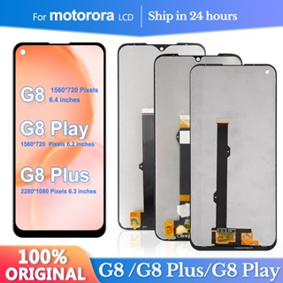 อะไหล่หน้าจอสัมผัสดิจิทัล LCD แบบเปลี่ยน สําหรับ Motorola Moto G8 Play Display XT2015 LCD G8 Plus G8 Power XT2019 G8