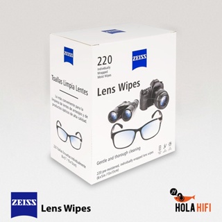 ผ้าเช็ดทำความสะอาด Zeiss Lens Cleaning Wipes 220ชิ้น/กล่อง(20ชิ้น)