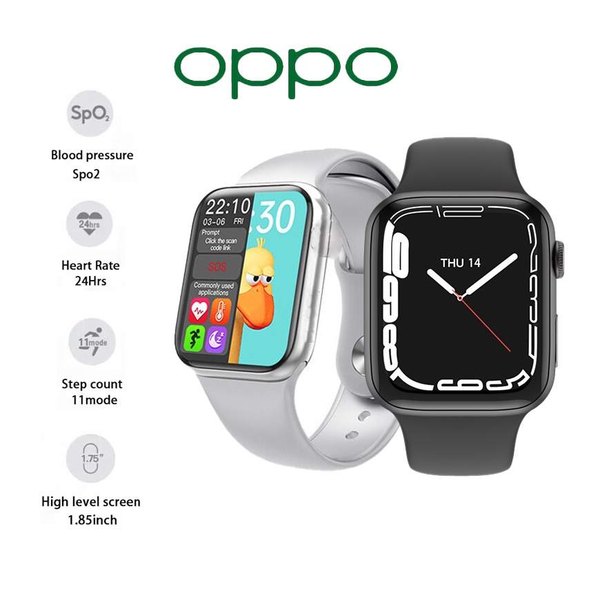 ภาพหน้าปกสินค้าOPPO Smart Watch 44mm สมาร์ทวอทช์ รองรับภาษาไทย 2022 New นาฬิกาสมาร์ทวอทช์ สัมผัสได้เต็มจอ นาฬิกาsport COD