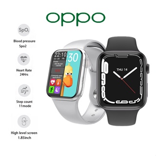เช็ครีวิวสินค้าOPPO Smart Watch 44mm สมาร์ทวอทช์ รองรับภาษาไทย 2022 New นาฬิกาสมาร์ทวอทช์ สัมผัสได้เต็มจอ นาฬิกาsport COD
