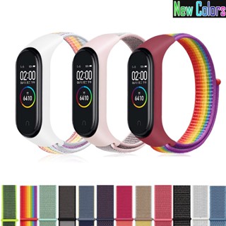 ราคาและรีวิวสายรัดข้อมือไนล่อน สําหรับ Xiaomi Mi band 3 4 5 6 7