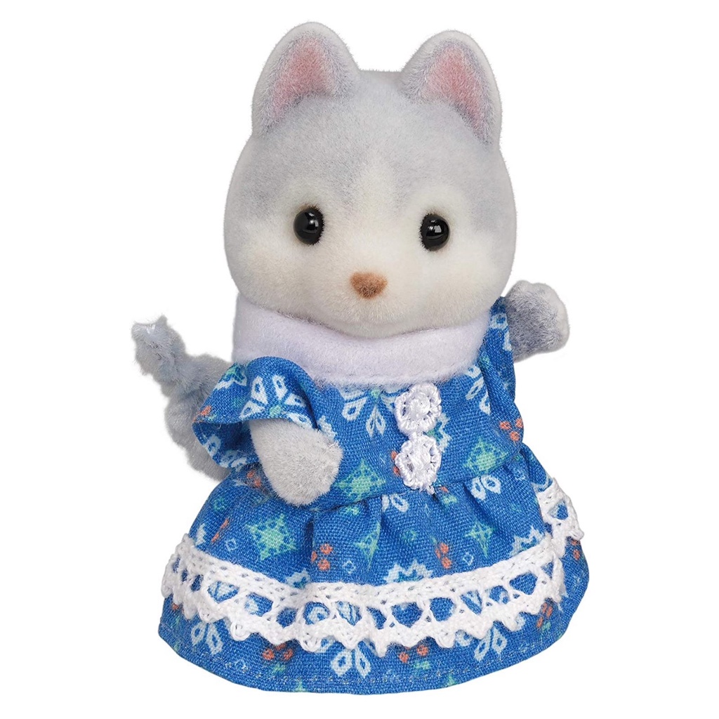 sylvanian-families-เพื่อนที่ดีขี่จักรยานพี่น้องฮัสกี้-epoch-ผลิตภัณฑ์จากประเทศญี่ปุ่น