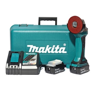 MAKITA DGA402Z (เครื่องเปล่า) / DGA402RFE (ครบชุด แบต 2 ก้อน) เครื่องเจียร์ไร้สาย 4 นิ้ว 18V