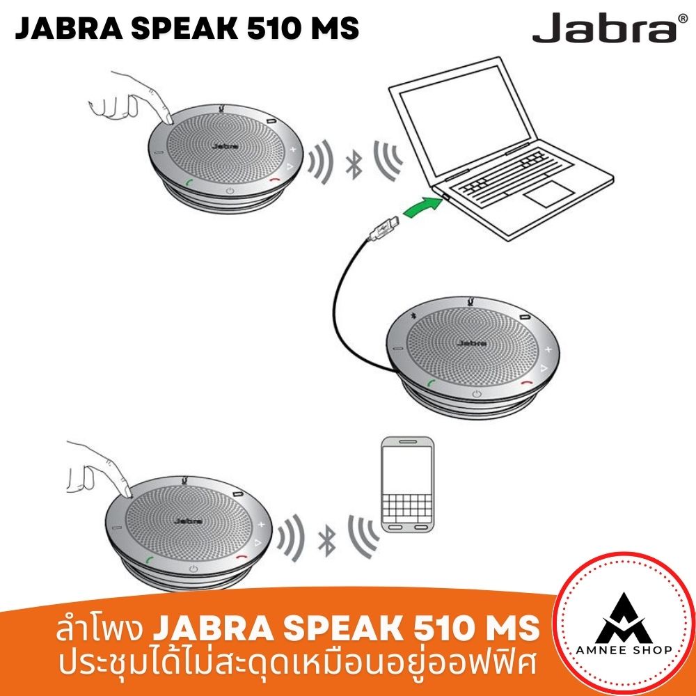 jabra-speak-510-ms-ลำโพง-bluetooth-รับประกัน-2-ปี