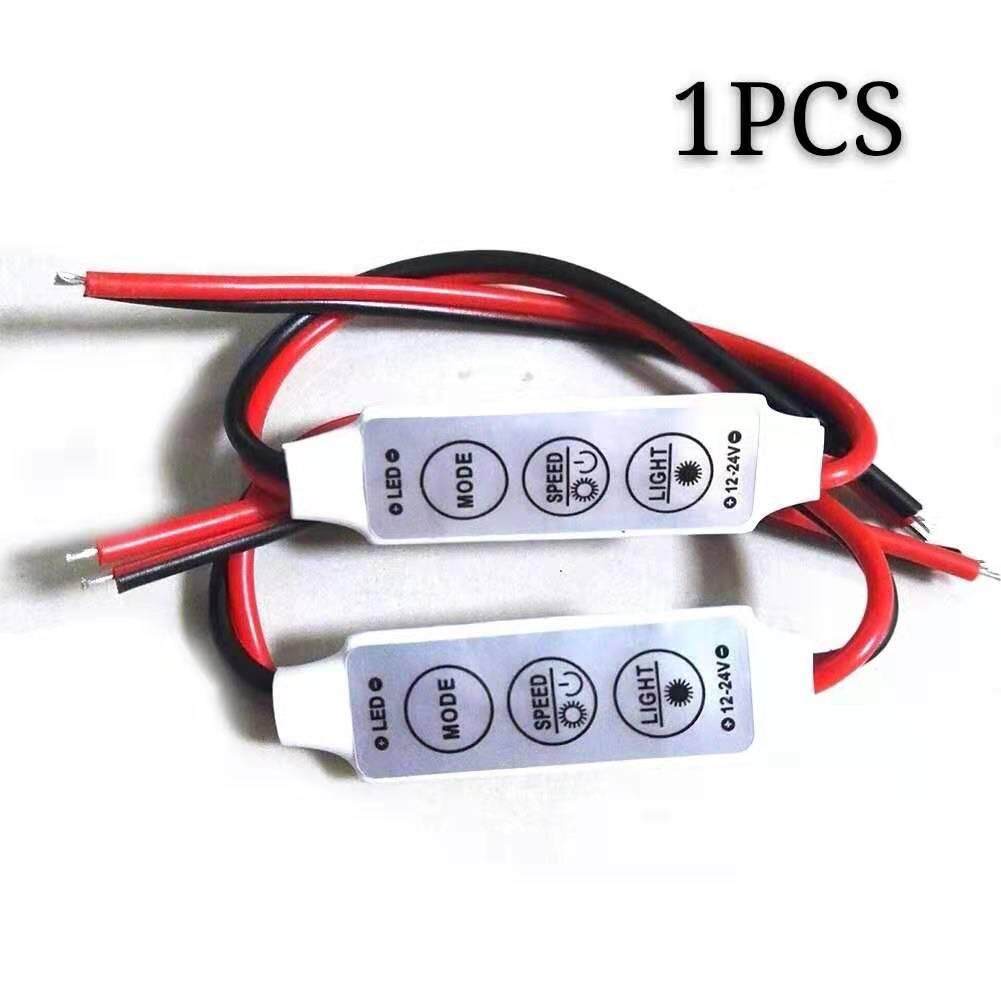 สําหรับสายไฟ-dc12v-24v-for-led-stripsmini-3คีย-controller-dimmer-for-led-สวิทช์ไฟควบคุมการหรี่แสง