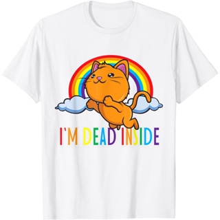 Im Dead Inside Adult T-Shirt Sarcastic Happy Kawaii T-Shirt