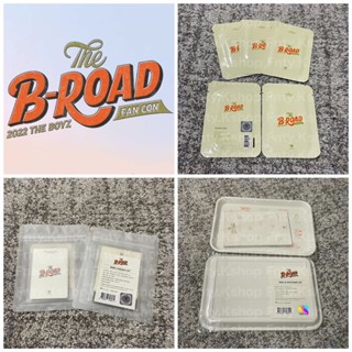 The Boyz - The B Road MD/Merchandise การ์ดซื้อขาย/TC, ถาดและโปสการ์ด, ที่ใส่ L ขนาดเล็ก และโฟโต้การ์ด/PC