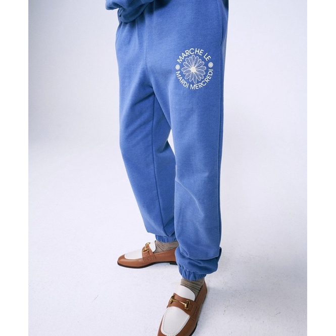 🇰🇷 พรี Mardi Mercredi Sweatpants Marche Emblem | Shopee