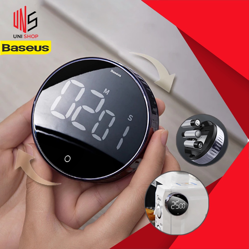 🔥ส่งเร็ว/แท้🔥Baseus DigitalTimer เครื่องตั้งเวลา เครื่องนับเวลาถอยหลัง ...