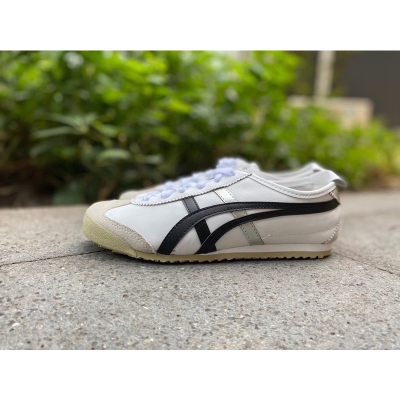 Onitsuka Tiger mexico66 white black dl408 0190 100 Shopee