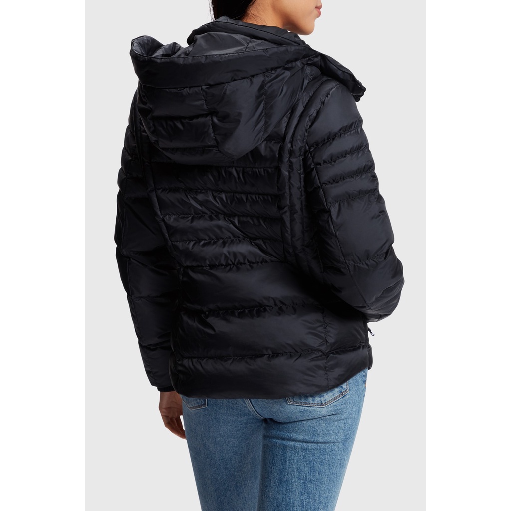 esprit-womens-quilted-jacket-with-detachable-hood-black-dark-khaki