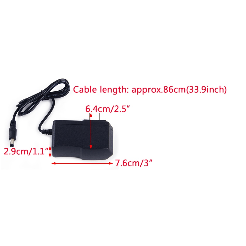 1A Label Maker Charger แหล่งจ่ายไฟ AC Adapter Fit สําหรับ Brother P ...