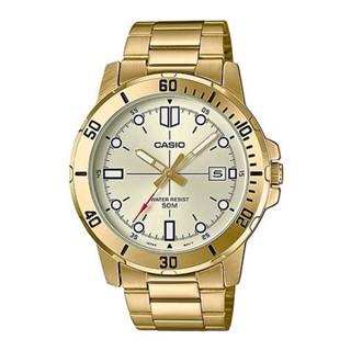 🎁CASIO STANDARD MTP-VD01G-9E ของแท้ 100% พร้อมส่ง ประกัน 1 ปี