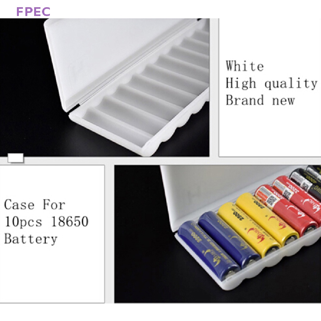 fpec-ใหม่-กล่องพลาสติก-แบบพกพา-สําหรับจัดเก็บ-18650-10-ชิ้น