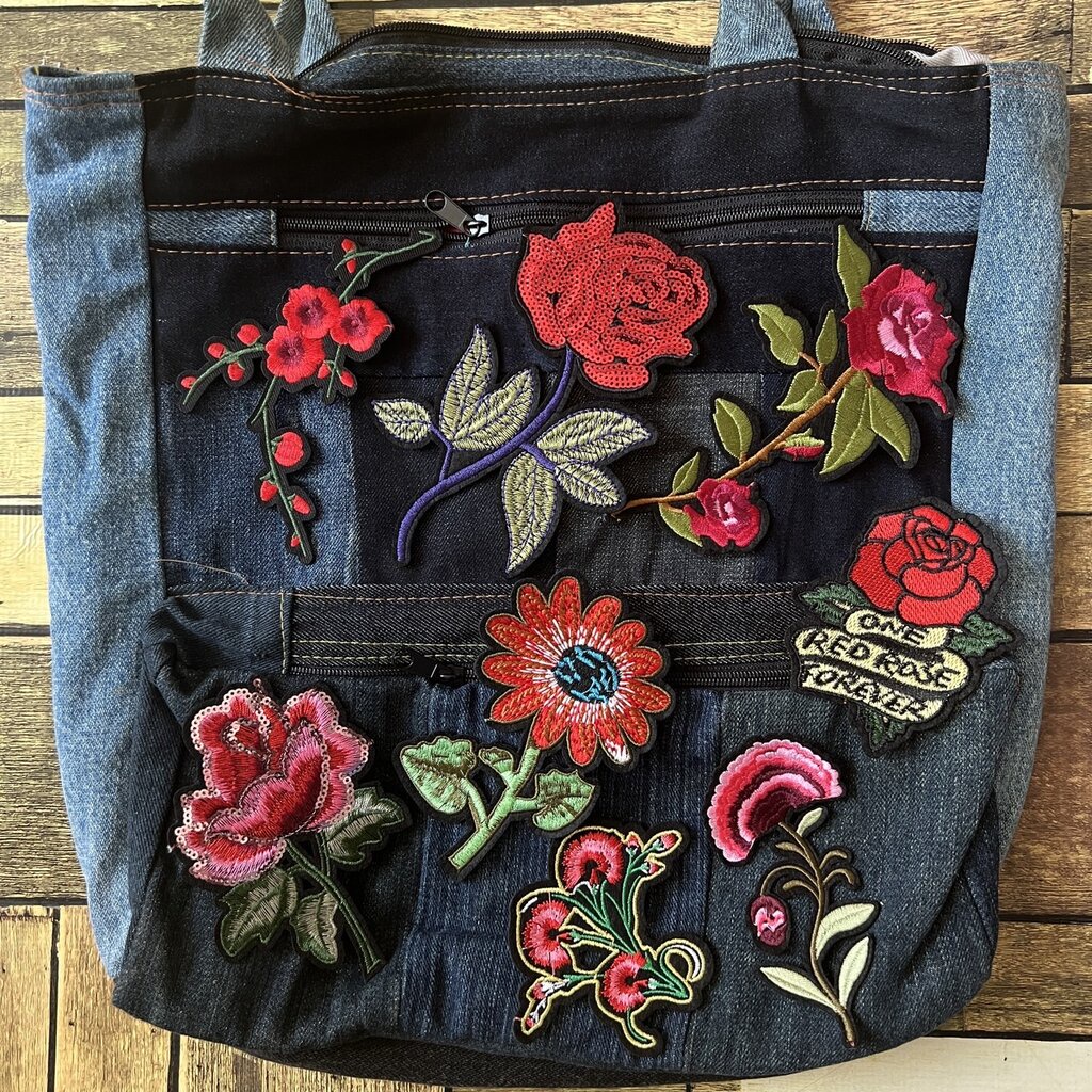 ดอกไม้-ช่อดอกไม้-ตัวรีดติดเสื้อ-อาร์มรีด-อาร์มปัก-ตกแต่งเสื้อผ้า-หมวก-กระเป๋า-แจ๊คเก็ตยีนส์-flower-nature-embroidere