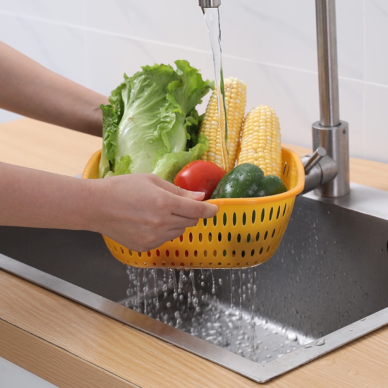 double-layer-drain-basket-six-piece-set-thickened-kitchen-washing-vegetable-fruit-drain-basket-wash-basin-set-strainer-b