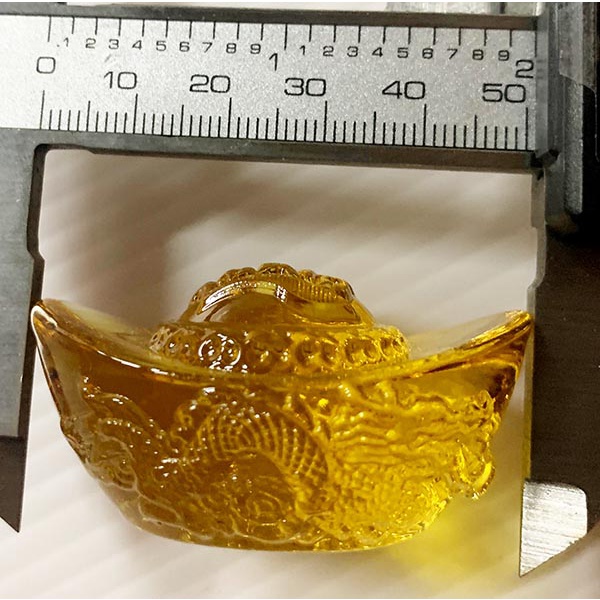 ภาพสินค้าก้อนทอง คริสตัล ลายมังกร ก้อนทอง เงินจีนโบราณ หยวนเป่า หลักฮวงจุ้ย ของมงคล A7 5-8cm จากร้าน tanida_collection บน Shopee ภาพที่ 8