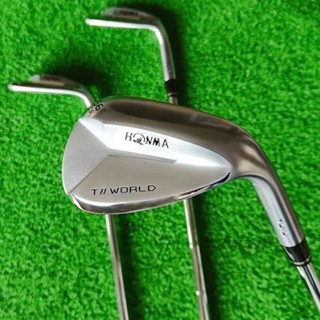 ใหม่ HONMA TOUR WORLD TW-W ลิ่มไม้กอล์ฟ 48-60 องศา S200 สีทอง