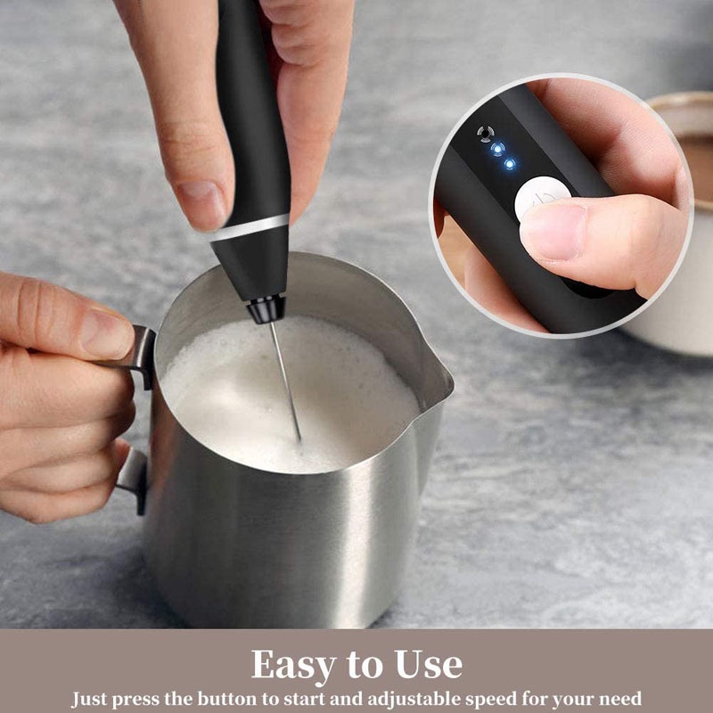 usb-milk-frother-rechargeable-blender-3-speeds-electric-stainless-steel-handheld-mini-blender-drink-mixer-for-milk-eggs