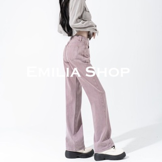 EMILIA SHOP กางเกง กางเกงขายาวกางเกงเอวสูงกางเกงขายาวผู้หญิงสไตล์เกาหลี 2022 ใหม่ Trendy สไตล์เกาหลี fashion Korean Style K011205 36Z230909