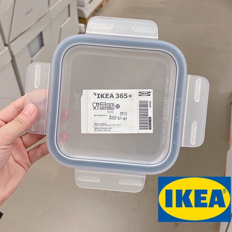 ikea-365-อิเกีย-365-ฝากล่อง-สี่เหลี่ยมจัตุรัส-พลาสติก