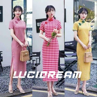 LUCIDREAM กี่เพ้า ชุดกี่เพ้า ชุดจีน ชุดตรุษจีน เสื้อตรุษจีน2023 QP51Z22121502