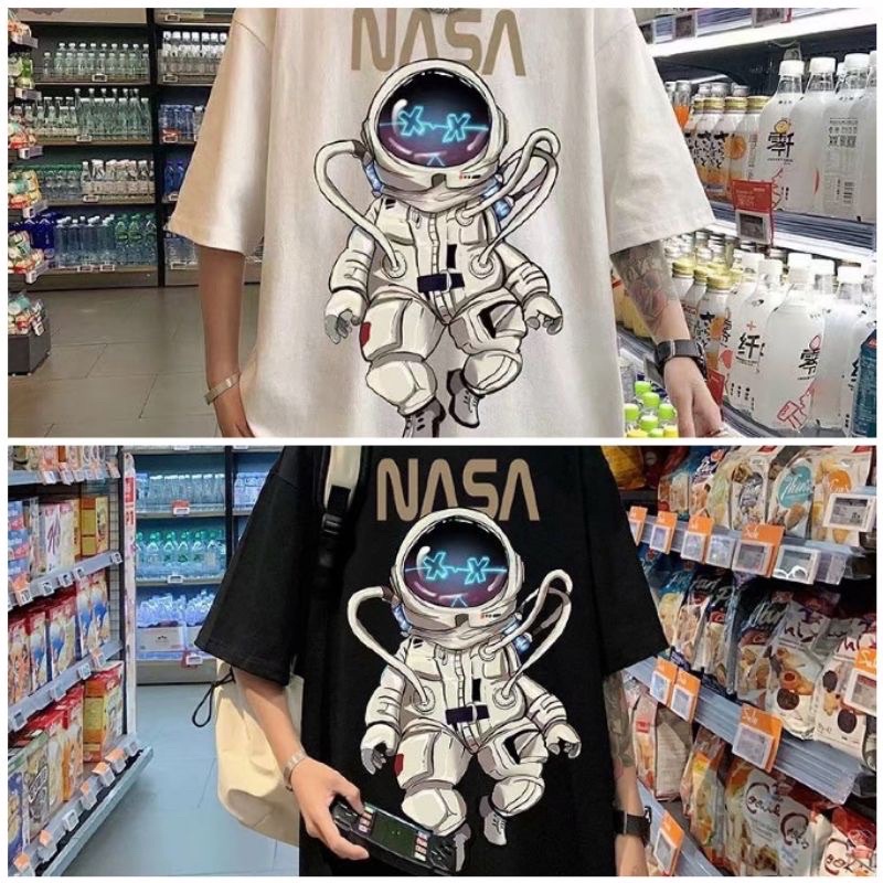 เสื้อยืด-wk-m-5xl-เสื้อยืดชาย-nasa-นักบินอวกาศคอกลม-แขนสั้น-แฟชั่นและการพักผ่อน-s92-30