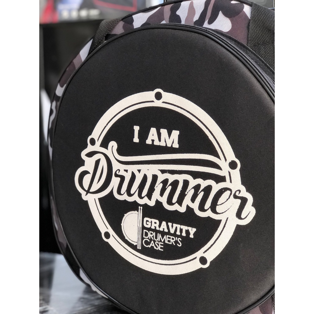 พร้อมส่ง-กระเป๋าสแนร์-i-am-drummer-บุฟองน้ำอย่างหนา-เสริมความแข็งแรงด้วยผ้าซับในแบบกันน้ำ-ของแท้-กระเป๋าใส่กลองสแนร์