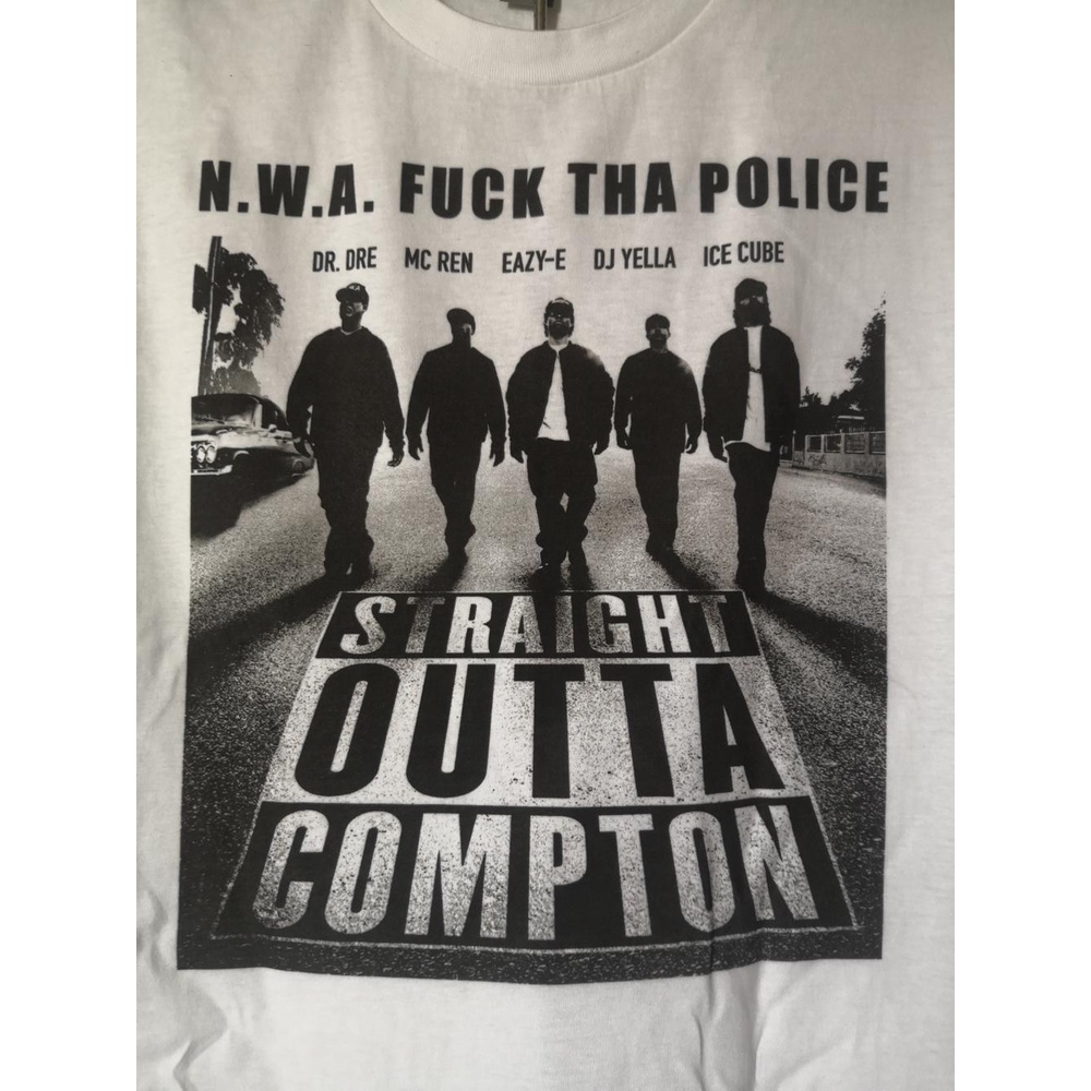 เสื้อวงนำเข้า-n-w-a-fuck-tha-police-straight-outta-compton-gangster-rapper-hiphop-style-vintage-gildan-t-shirttee-17
