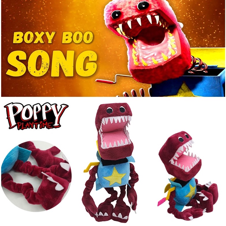 ใหม่-boxy-boo-ตุ๊กตาหุ่นยนต์-เกมการ์ตูน-สีแดง-ของขวัญวันหยุด-สําหรับเด็ก