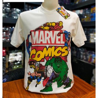 เสื้อยืดMarvel ลิขสิทธิ์แท้ สีขาว (MVX-270)