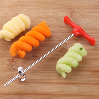 [B_398] Manual Spiral Screw Slicer Carrot Cucumber Vegetable Kitchen Tool