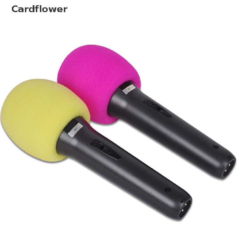 lt-cardflower-gt-10-colors-handheld-microphone-mic-grill-windshield-wind-shield-sponge-foam-cover-on-sale