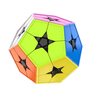 Moyu Meilong Megaminx ลูกบาศก์ความเร็ว 2x2 ไร้สติกเกอร์