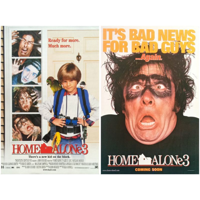 handbill-เซต-2ใบ-หนังตลก-comedy-เรื่อง-home-alone-herbie-dr-dolittle-แฮนด์บิล-ใบปิดหนัง