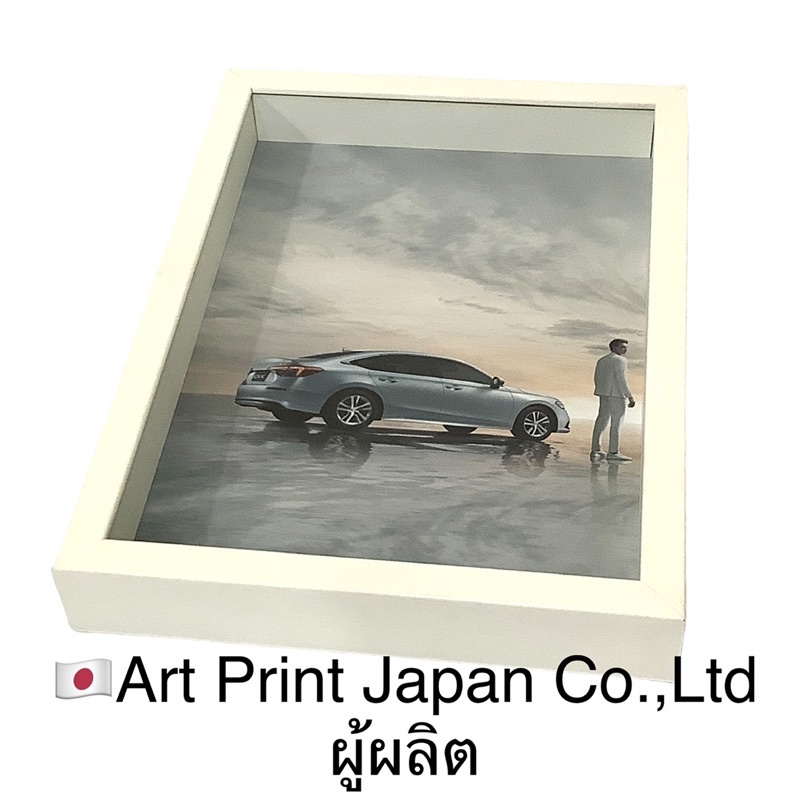 กรอบรูป-กล่องไม้สีขาว-สามารถใส่รูปที่เป็น-3-มิติได้-สินค้าบริษัท-art-print-japan-co-ltd