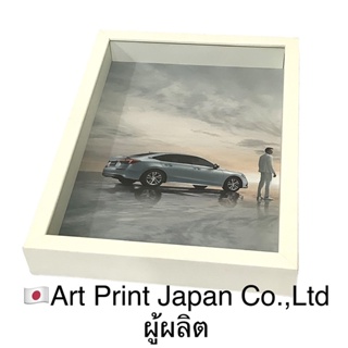 🇯🇵กรอบรูป กล่องไม้สีขาว สามารถใส่รูปที่เป็น 3 มิติได้ สินค้าบริษัท Art Print Japan Co., Ltd