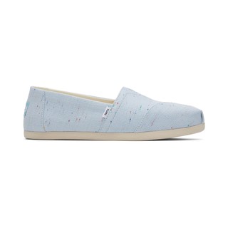 โปรโมชั่น : TOMS รองเท้าลำลองผู้หญิง สลิปออน รุ่น Alpargata Pastel Blue Recycled Cotton Speckled Slub C รองเท้าลิขสิทธิ์แท้