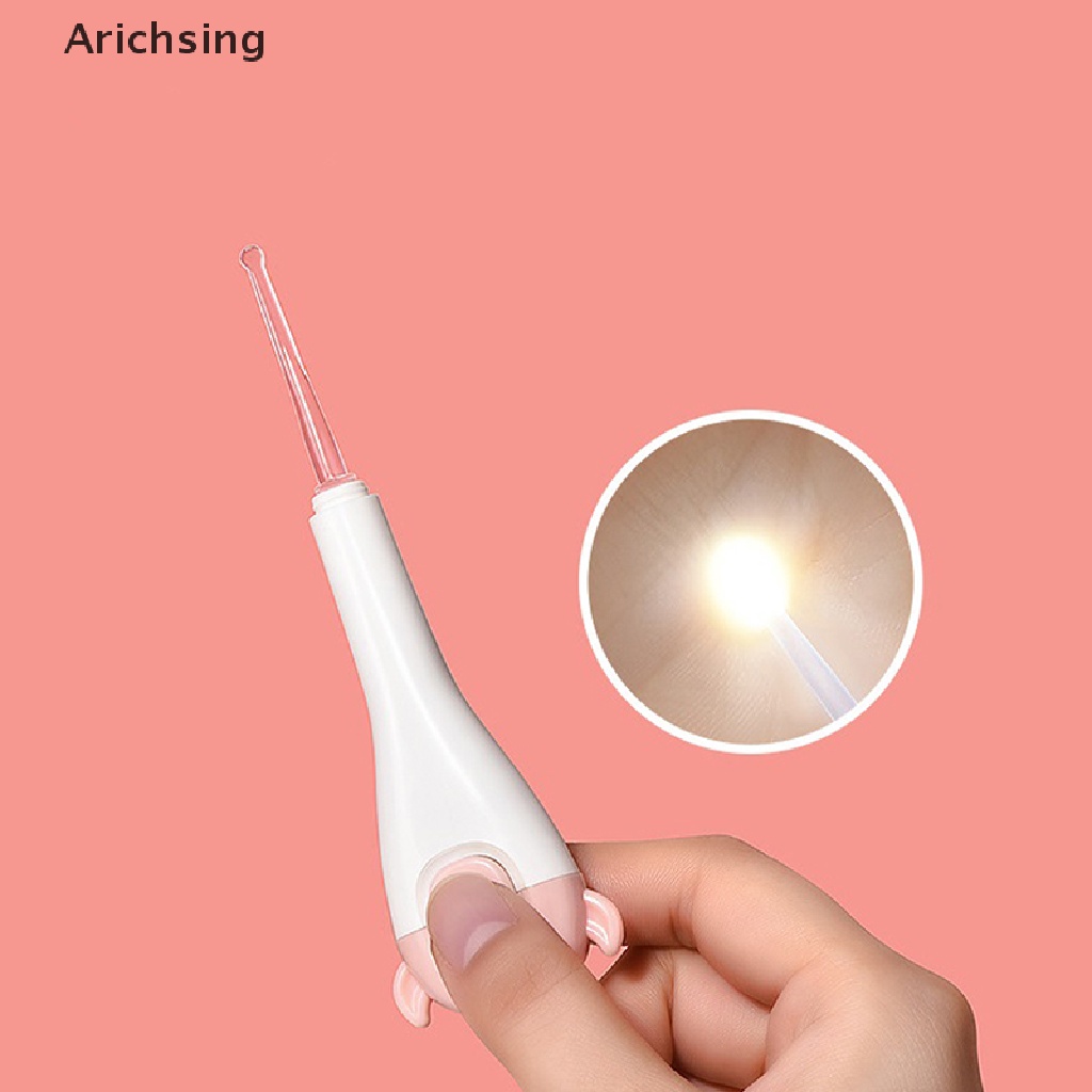 lt-arichsing-gt-1-set-baby-care-ear-cleaner-led-flashlight-earpick-remove-ear-wax-ear-curette-on-sale
