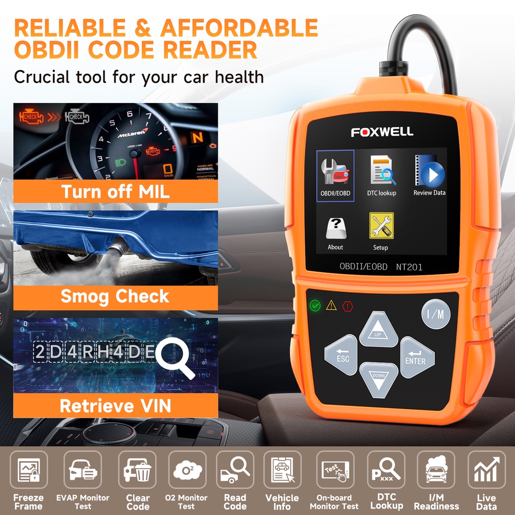 foxwell-nt201-obd2-เครื่องสแกนเนอร์ตรวจสอบไฟเครื่องยนต์รถยนต์-obd-ii