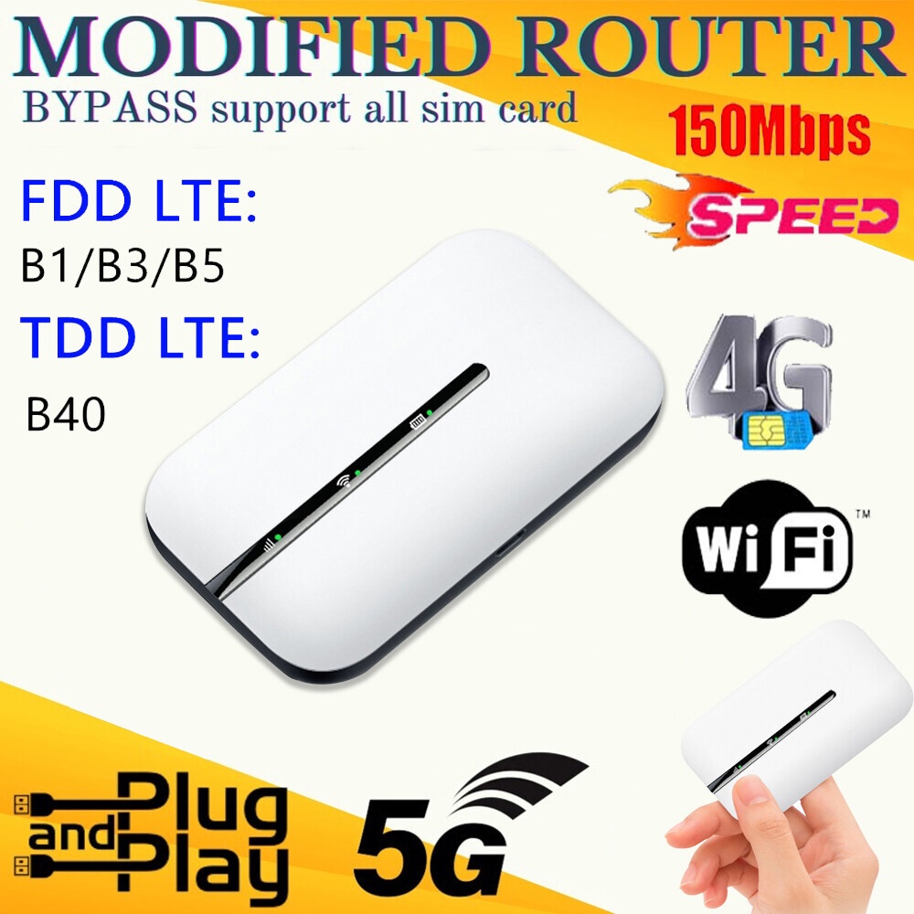 4G Mobile WIFI SIM ROUTER Lte Wifi Router Pocket WiFi แอร์การ์ด โมบาย