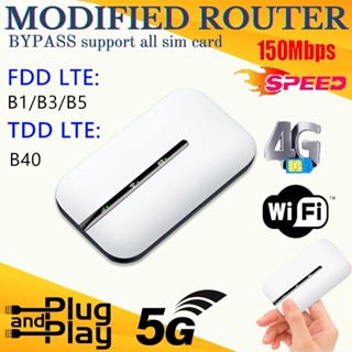4G Mobile WIFI SIM ROUTER Lte Wifi Router Pocket WiFi แอร์การ์ด โมบายไวไฟ ไวไฟพกพา DTAC AIS